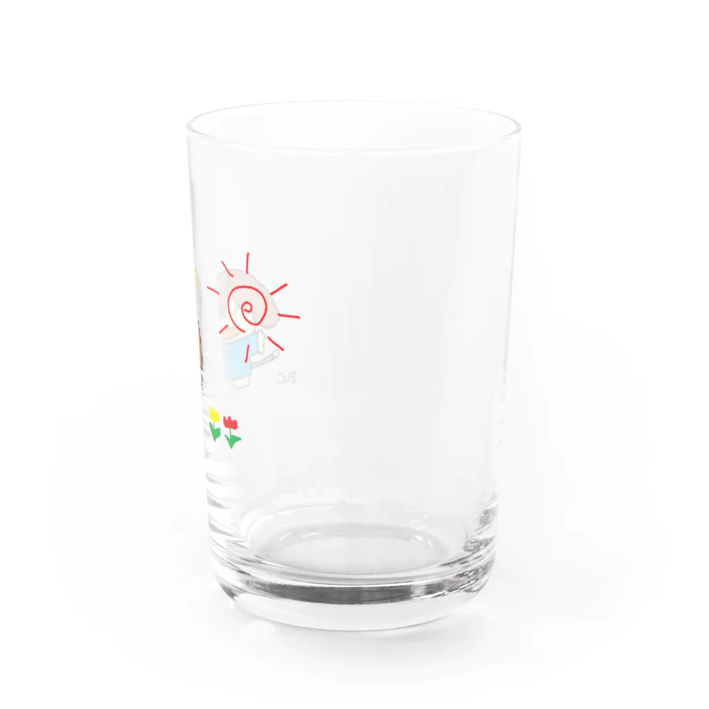 Beagle_Companyのごきげんビーグル Water Glass :right