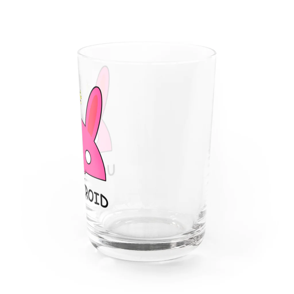 しる猫☆ミ雑貨店のウサギロイド Water Glass :right