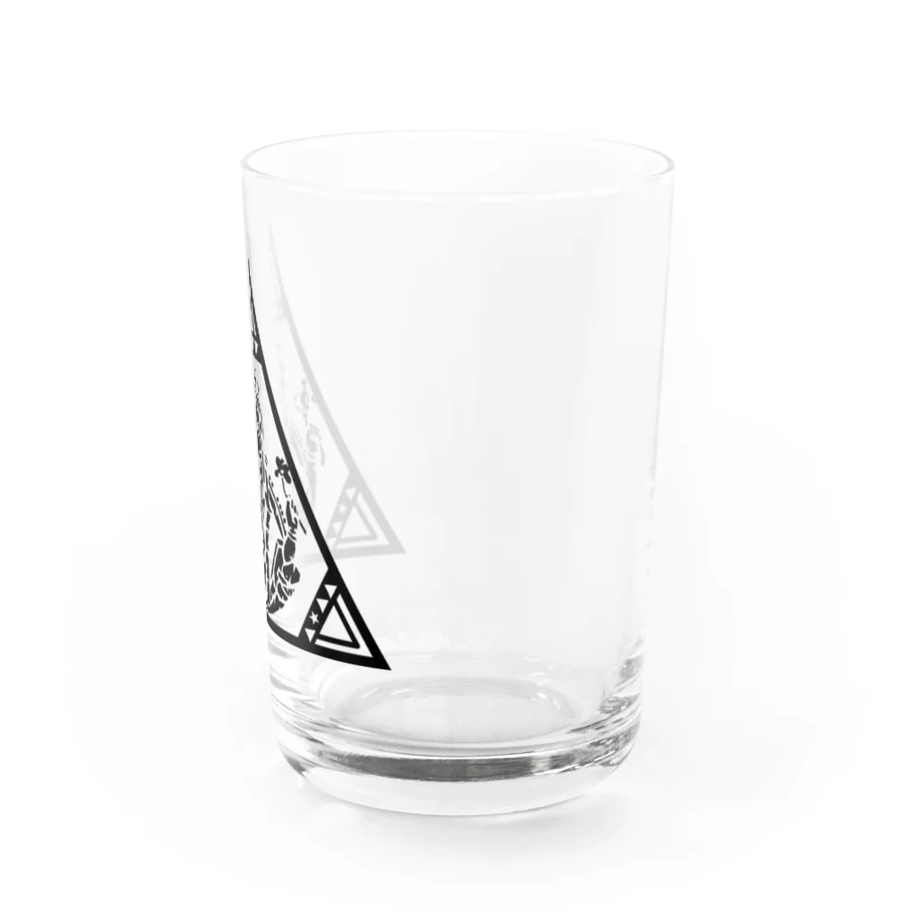 アジアンオールドバザール伊豆のサンカクガネ様 Water Glass :right