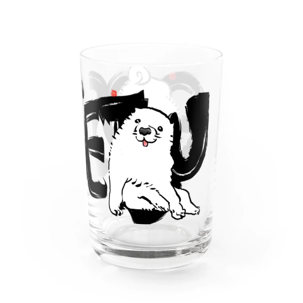 ふくふく商店の長沢芦雪の「あの犬」シリーズ Water Glass :right