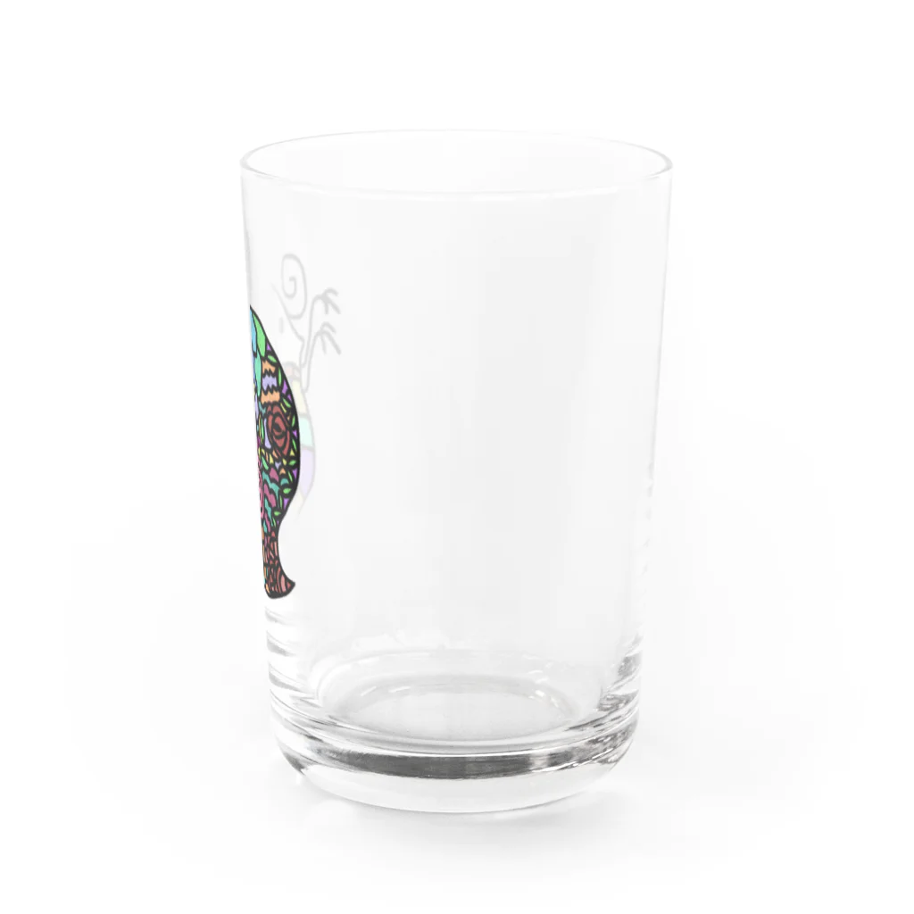 papico001のオシャレなミジンコ　おしゃみじ君 Water Glass :right