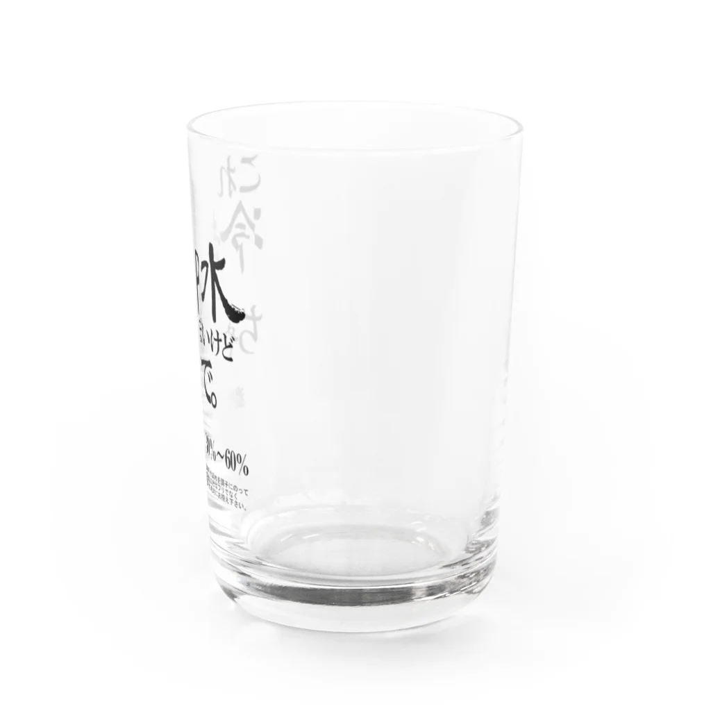 衝動的意匠物品店　「兄貴」の冷却水と違うでぇ Water Glass :right