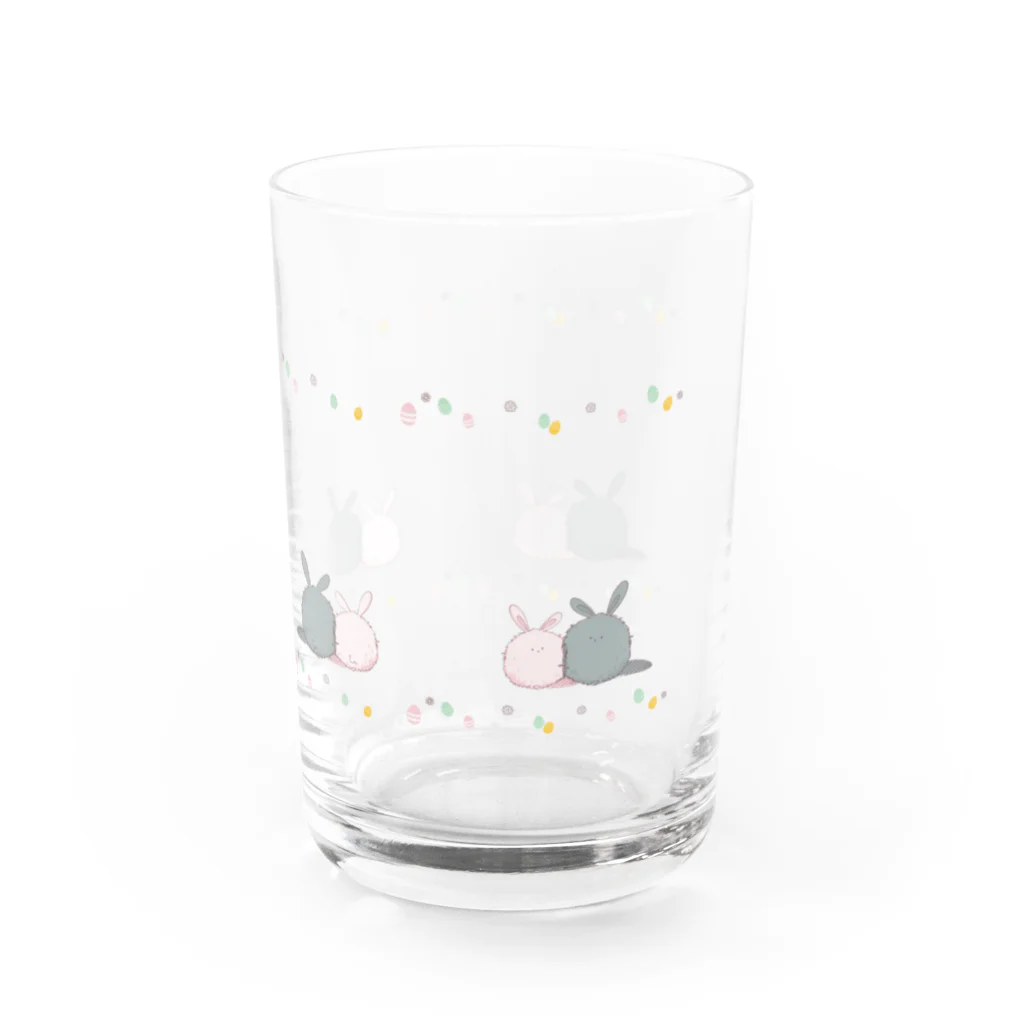 momomo_omiのイースターなうさちゃん Water Glass :right