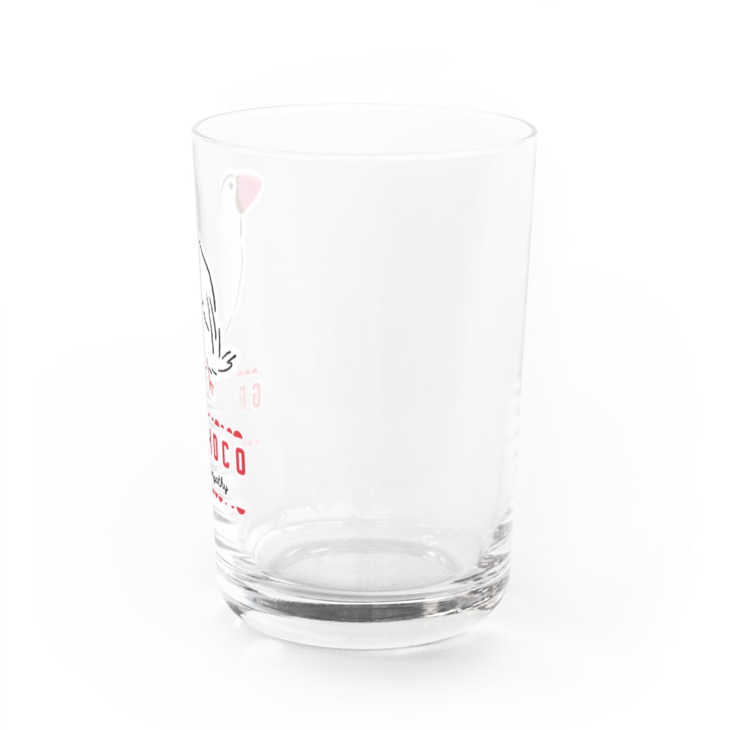EASEの義理チョコ文鳥 Water Glass :right
