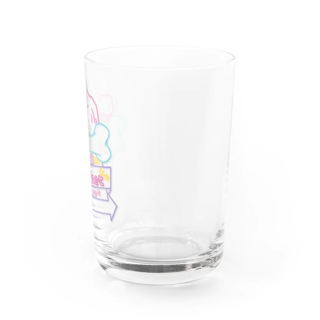 Dino World🦕🌙のNEON DINO DINER Water Glass :right