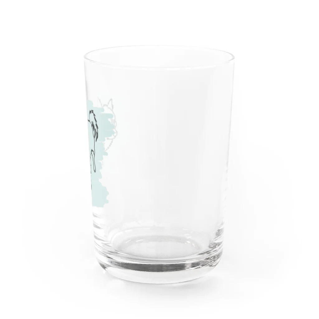 うららおもて堂のチワワールド Water Glass :right