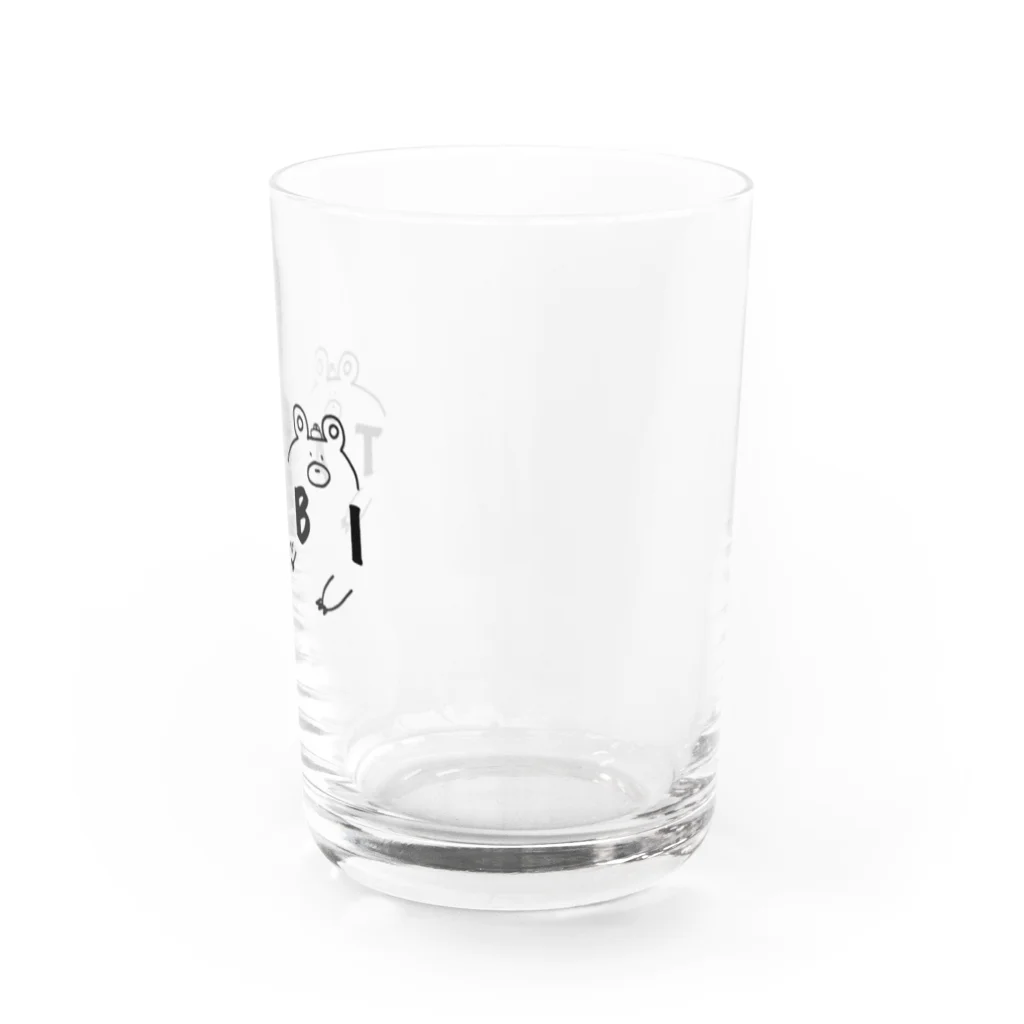 lupicのくまっTABI Water Glass :right