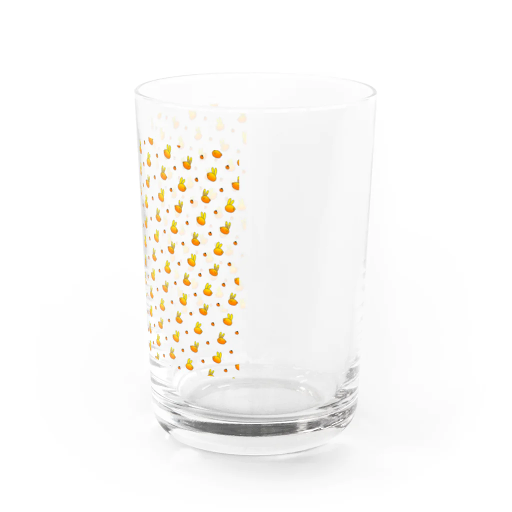 蜜柑小屋suzuri店のうさみかん Water Glass :right