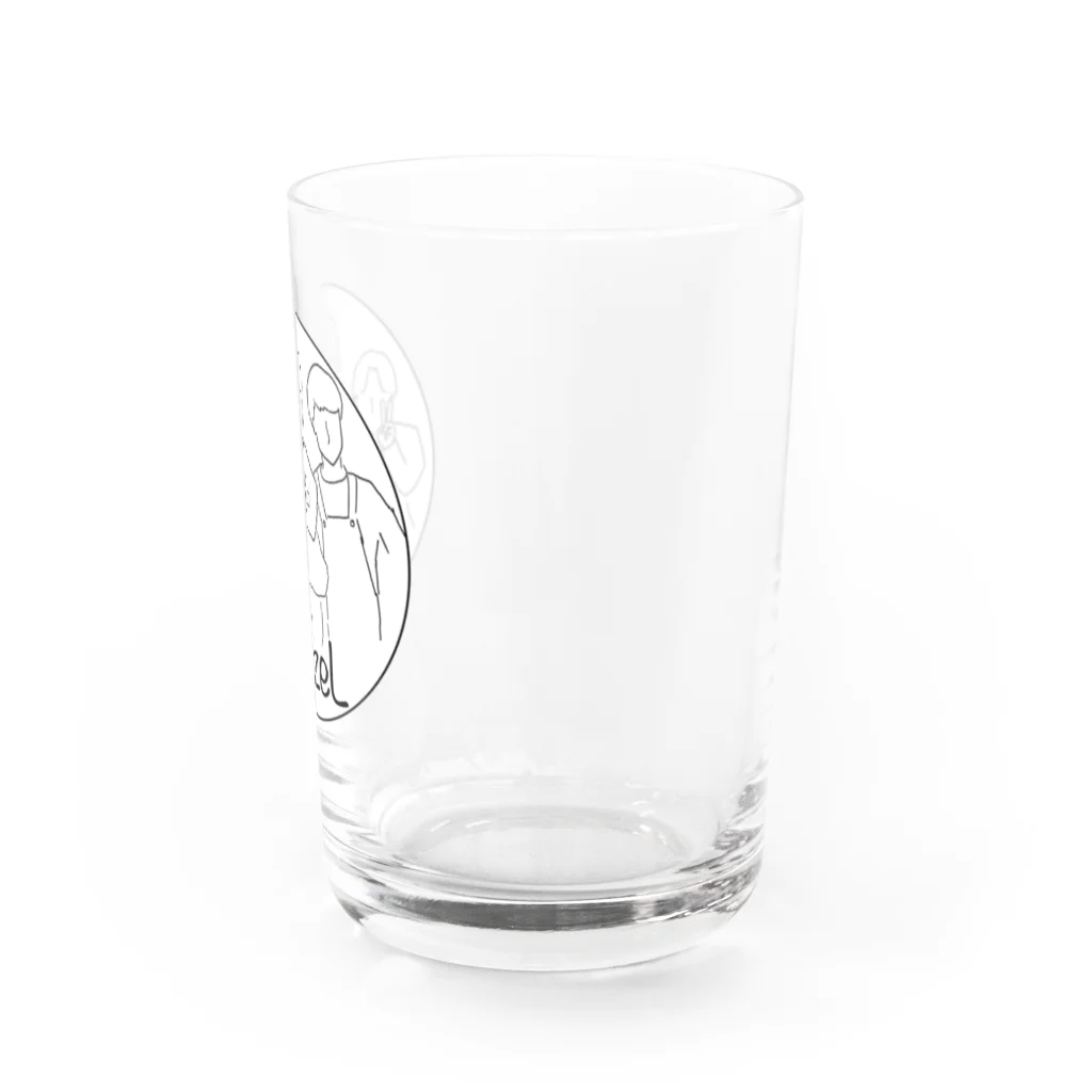 Kigurumi-ozisanのブレ三人衆 Water Glass :right