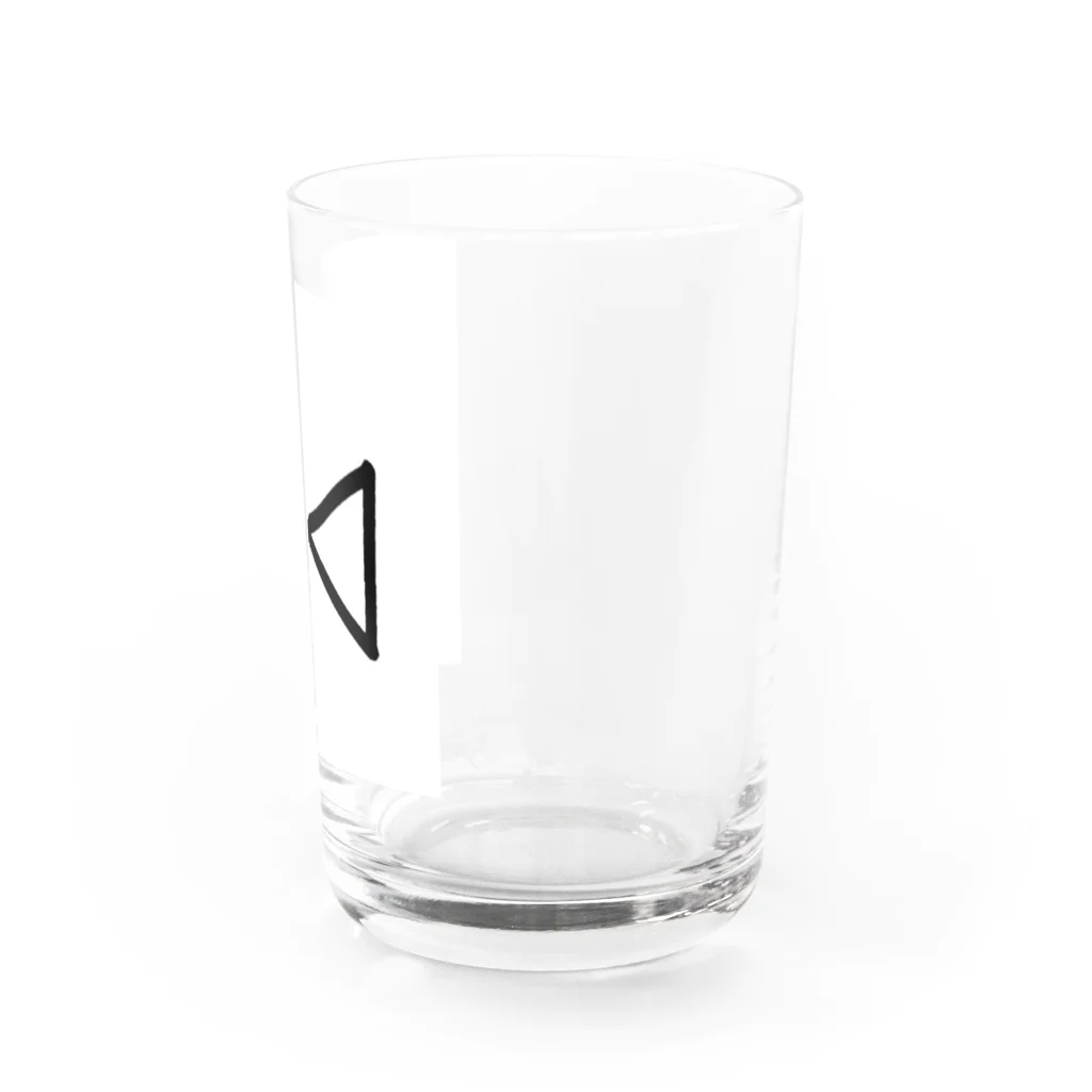 とらいあんぐるのとらいあんぐる グッズ Water Glass :right