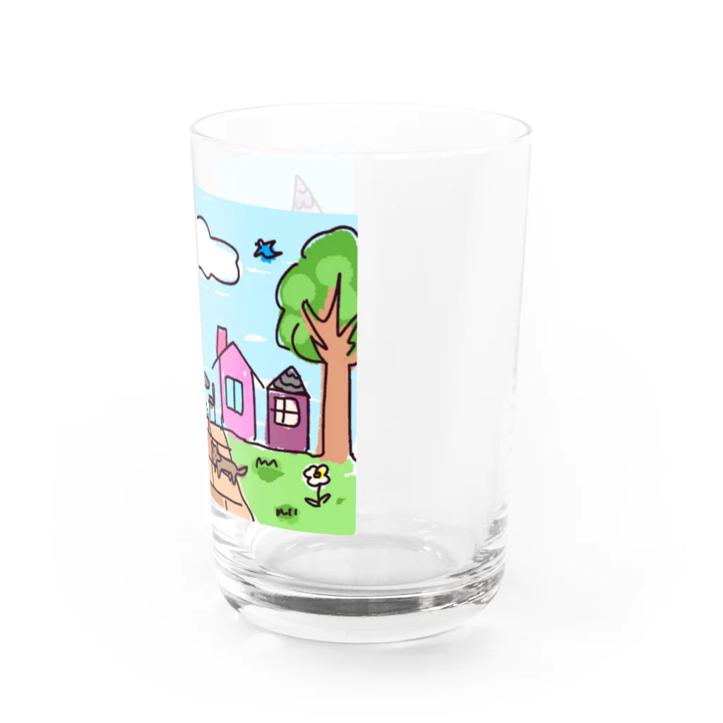 mokosongの北欧の町並み Water Glass :right