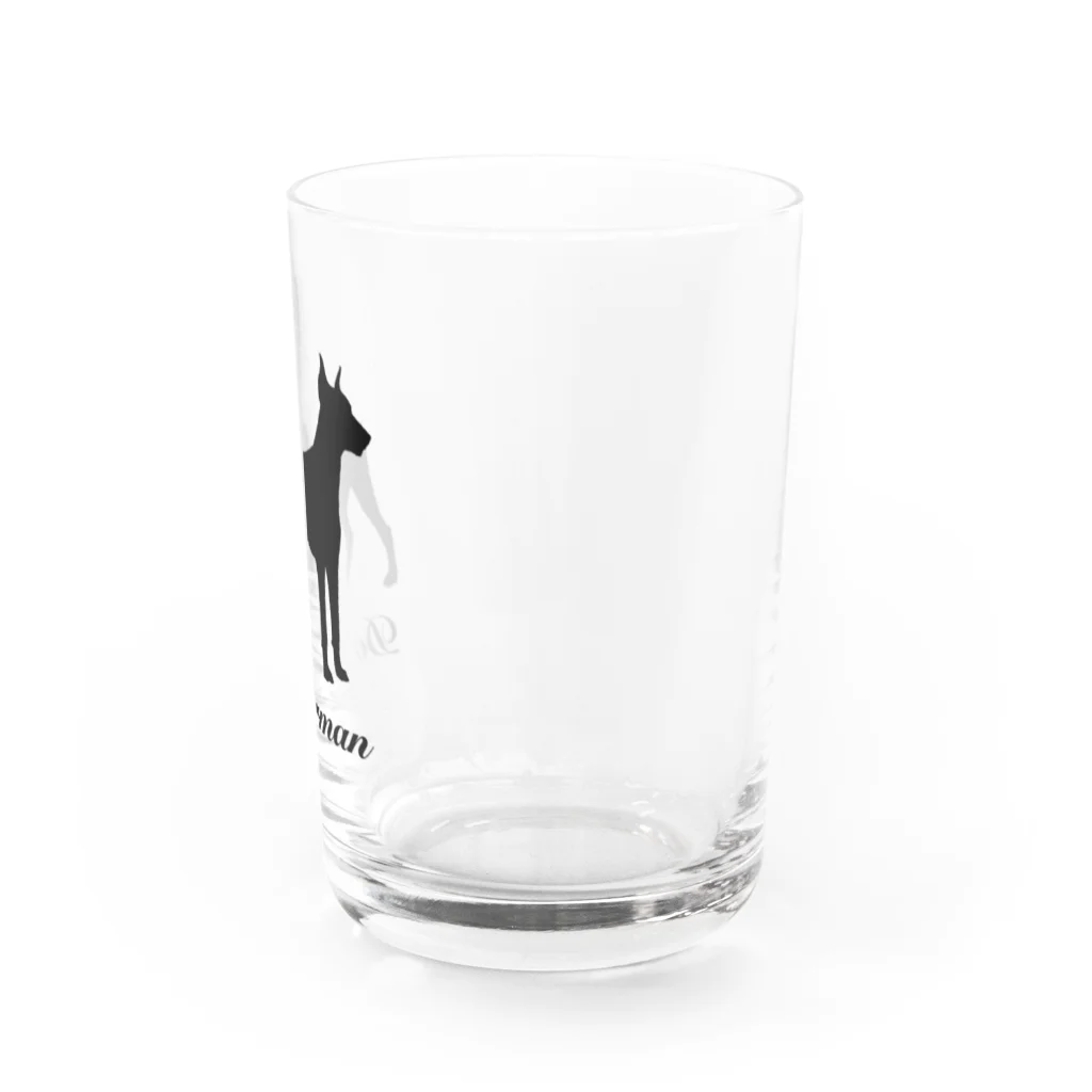 SELECT-1のドーベルマン Water Glass :right