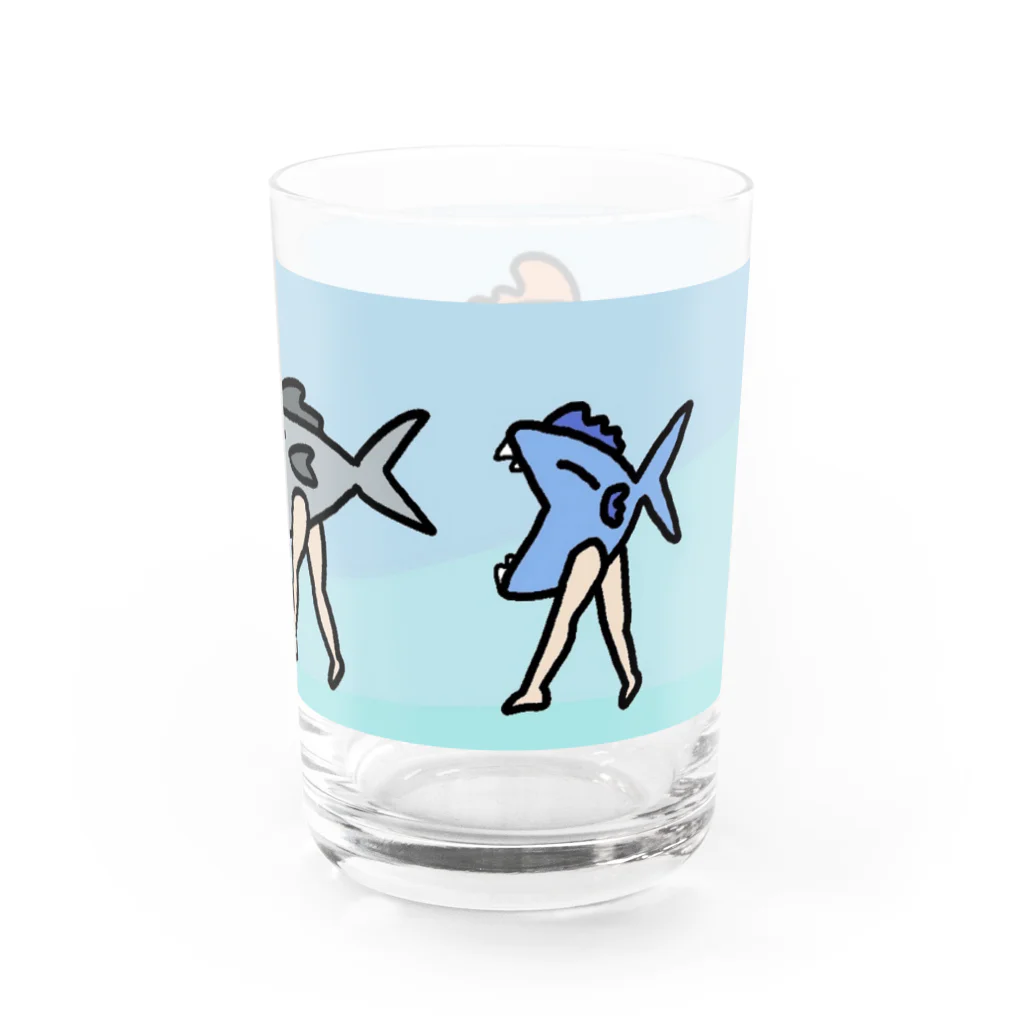 いわしチャンのおさかな三銃士 Water Glass :right