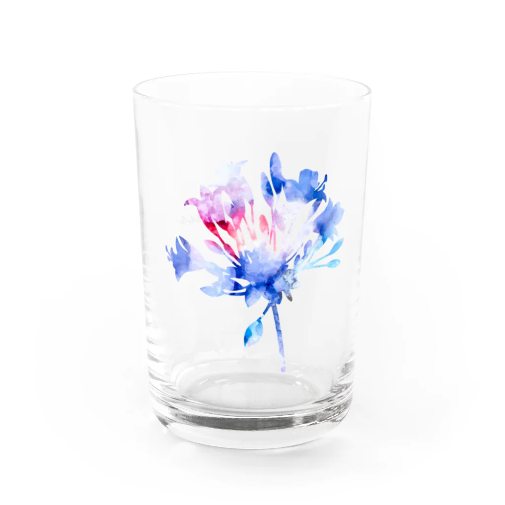 ひのいろ研究室　購買部のアガパンサス：恋の訪れ Water Glass :right