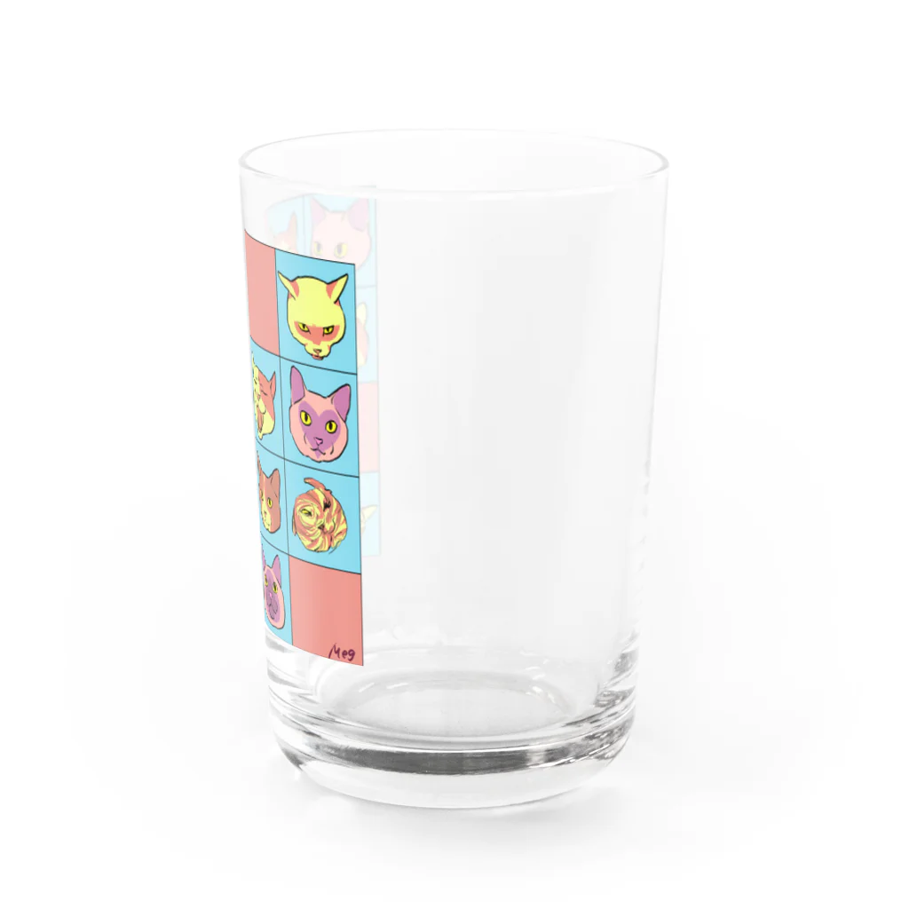 Megの猫陀羅化 Water Glass :right