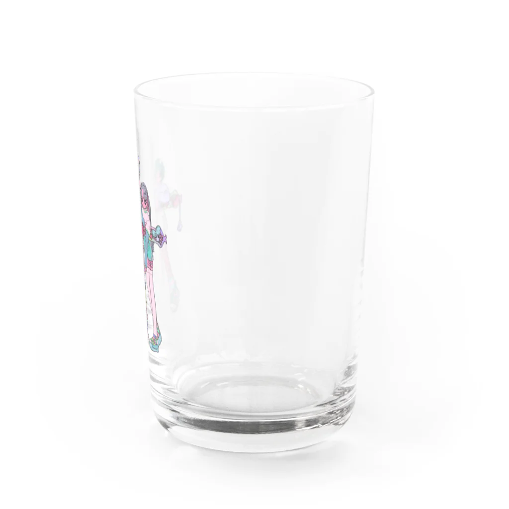 ♨️ホカホカおちゃ♨️の十字架乙女シリ〜ズ Water Glass :right