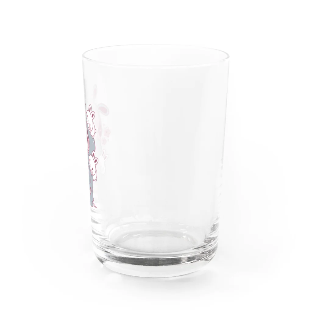 ふかみみショップのウサギパーカー子ちゃん Water Glass :right