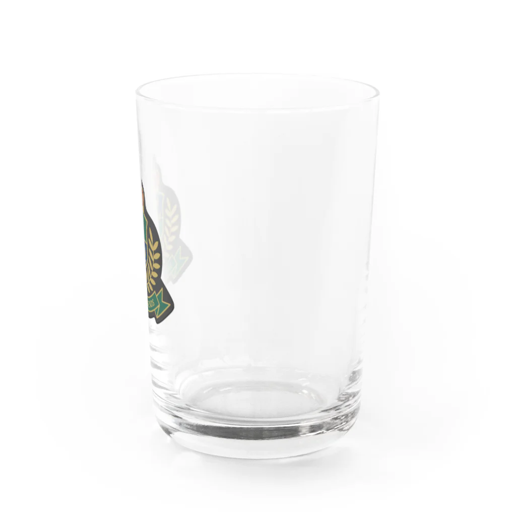 Leyna Leaのスクールワッペン風エンブレム Water Glass :right