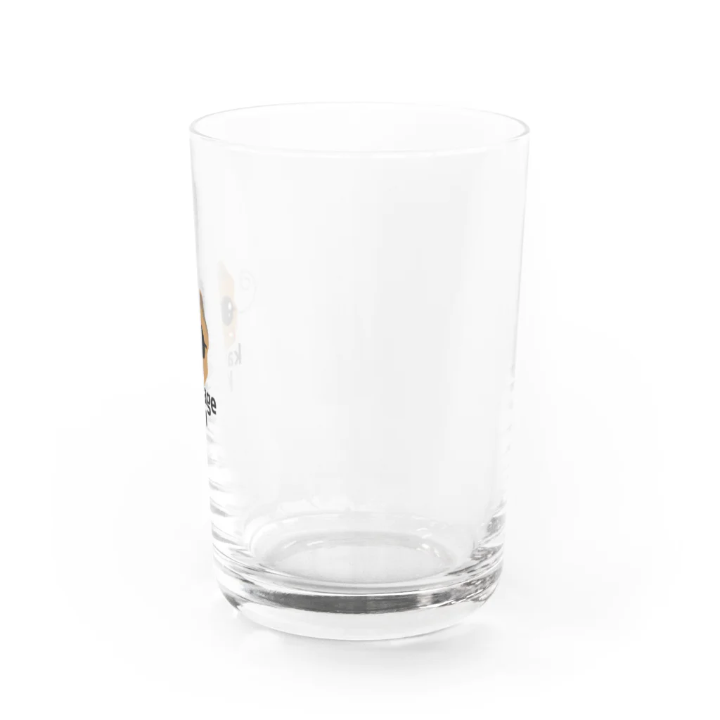 SIKINA Storeの唐揚げキッド Water Glass :right