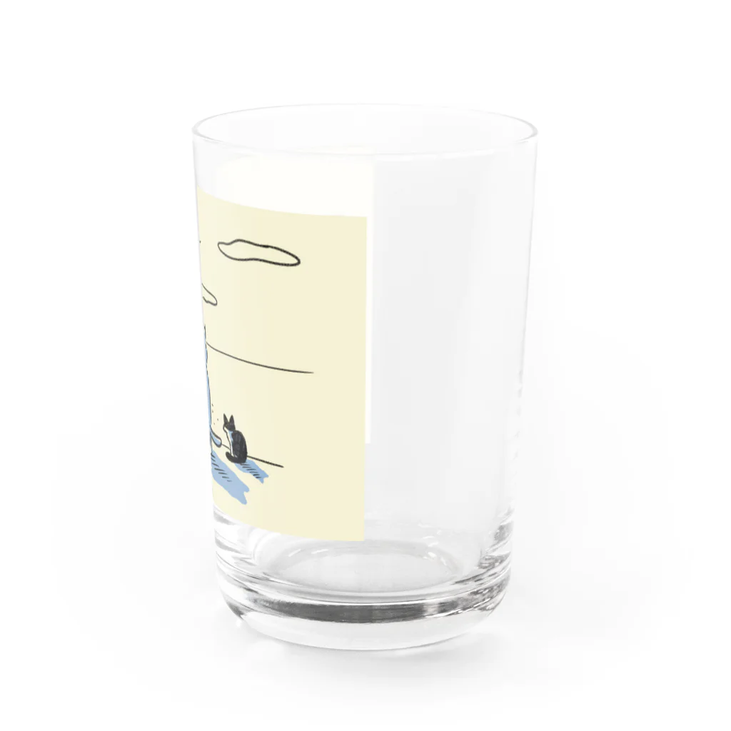 熊沢雑貨店の猫背で夕陽を見る会 Water Glass :right