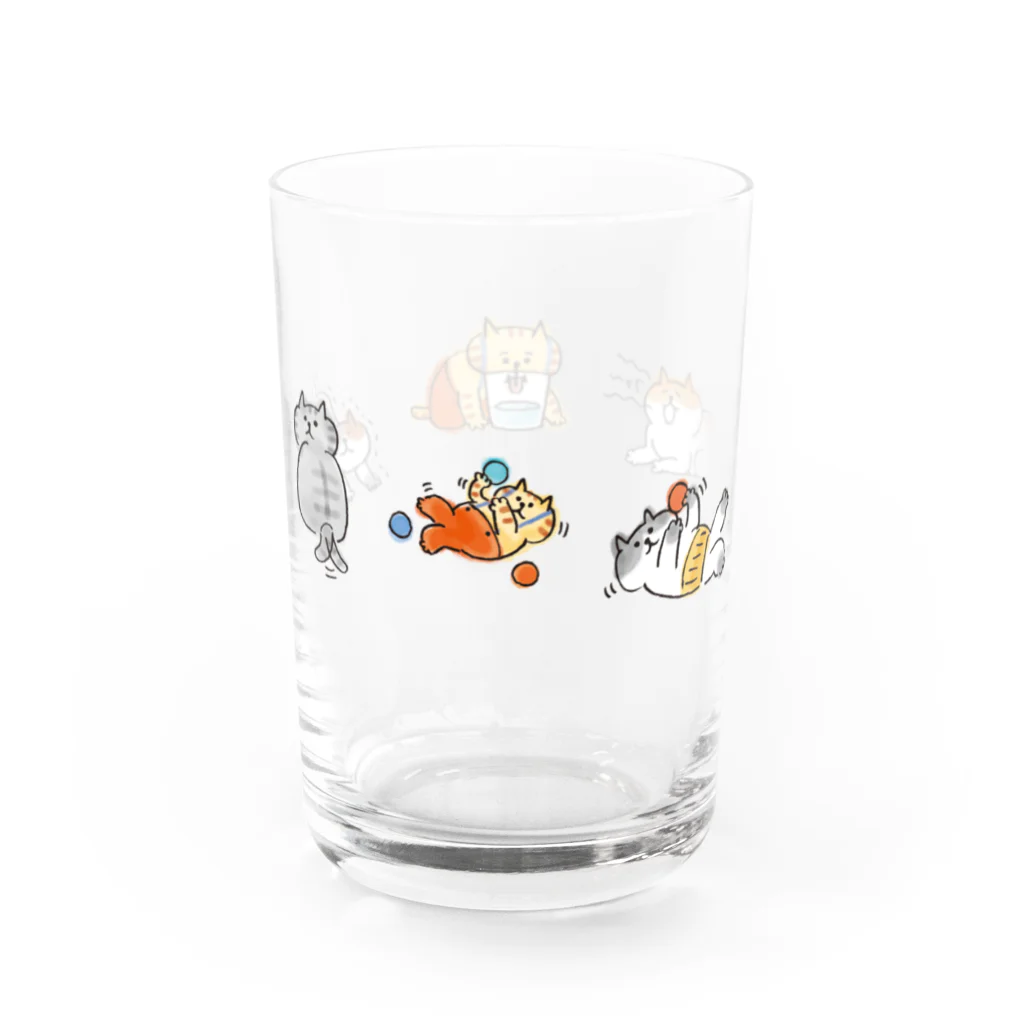 ごろごろにゃんすけのねこらしいにゃんすけ Water Glass :right