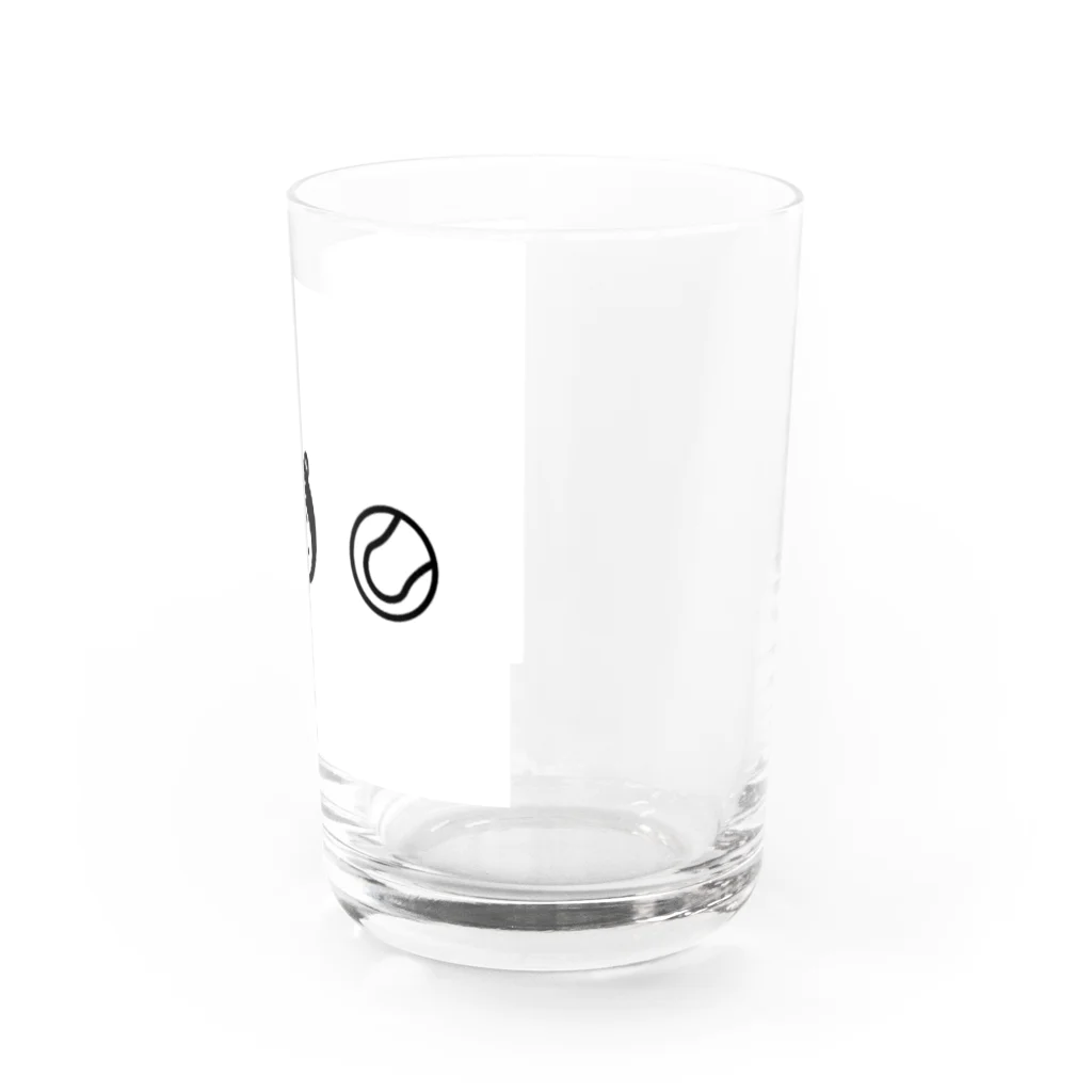 suzuka eのテニスベア Water Glass :right