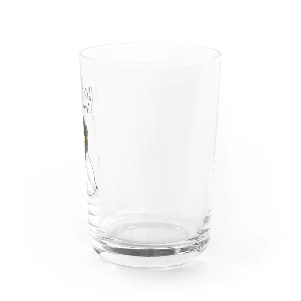 ジャスミンショップのジャスミン(ニワトリと一緒におやすみver) Water Glass :right