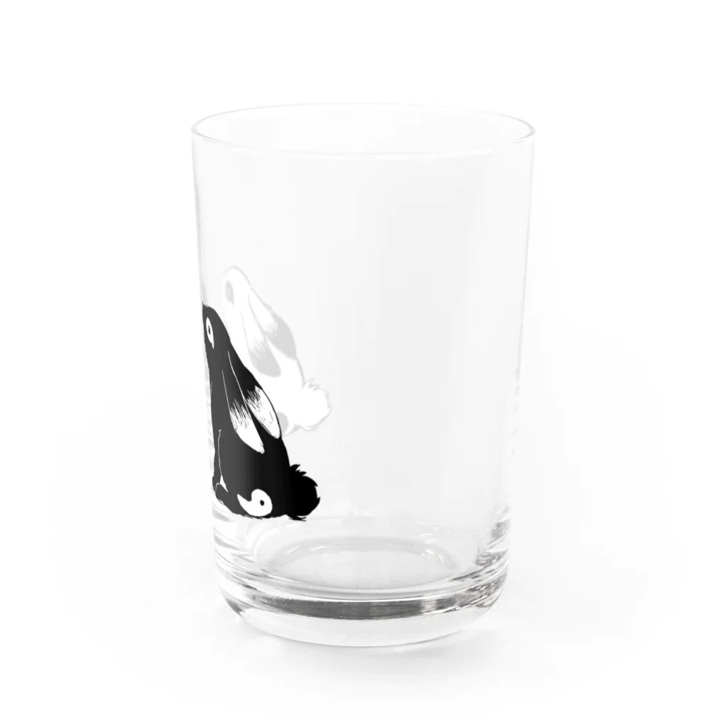 はらぺこCafeの勾玉うさぎさん Water Glass :right