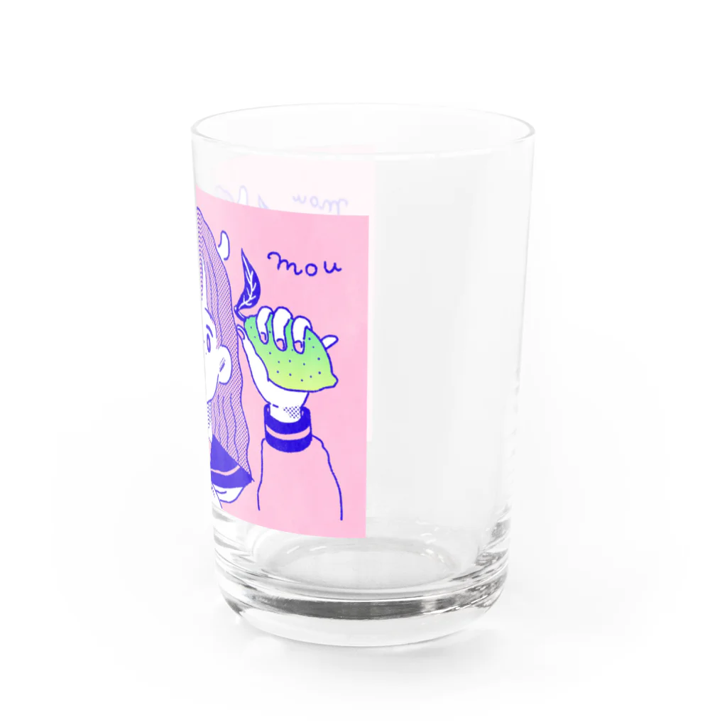 もももも桃もももももものレモンもちもちちゃん Water Glass :right