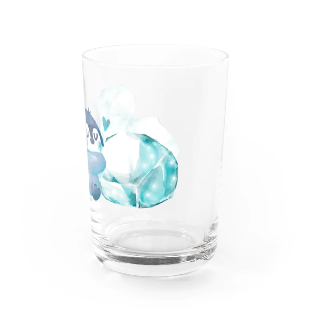 オムタマスタジオの氷とペンギン Water Glass :right