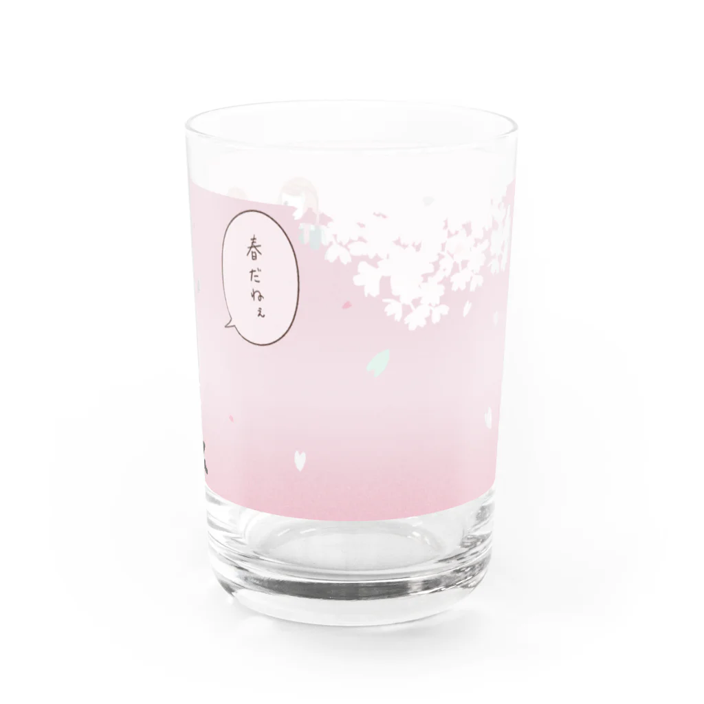 ULIの春だねぇ Water Glass :right