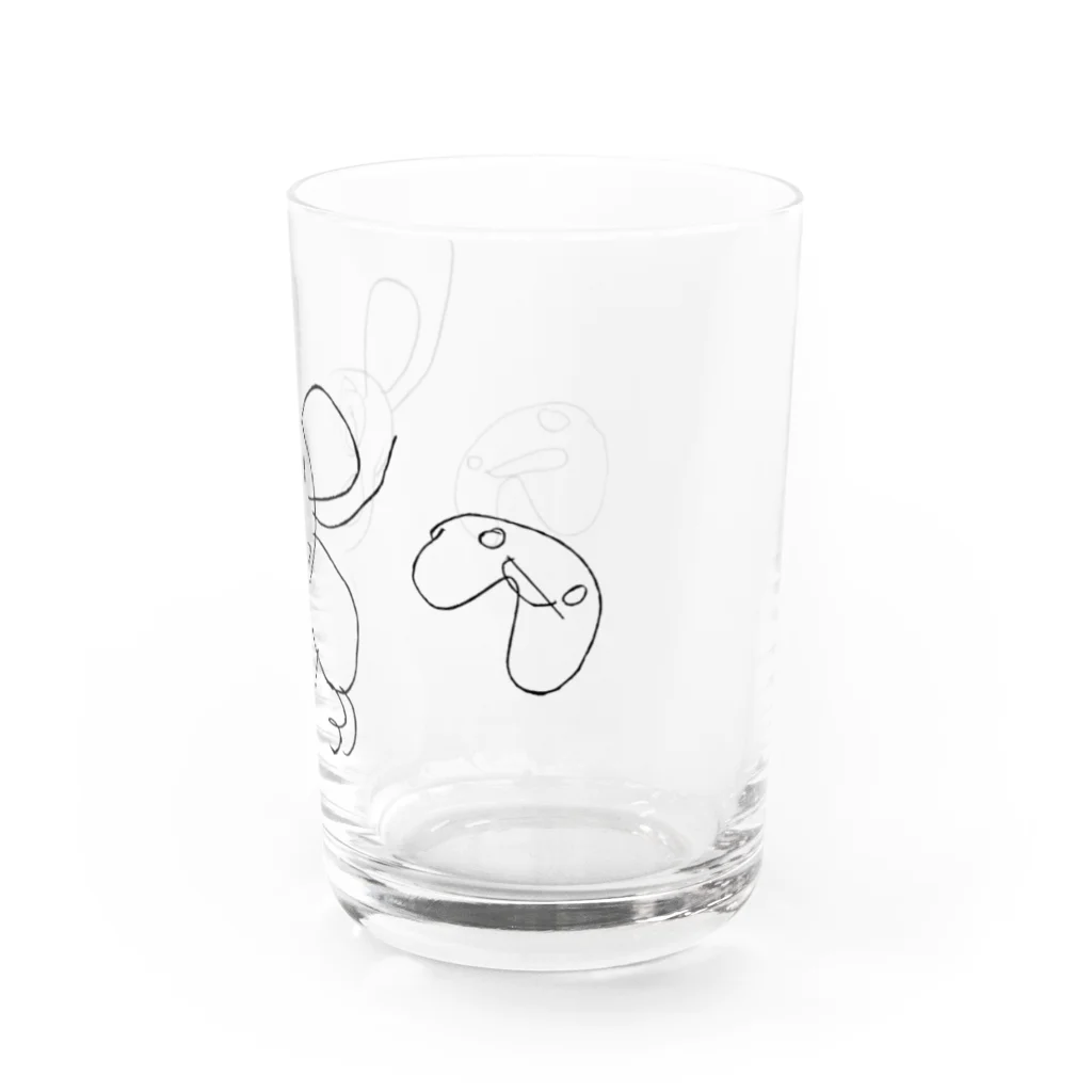 yosuke-Tのいつかのハムスターとおならくん Water Glass :right