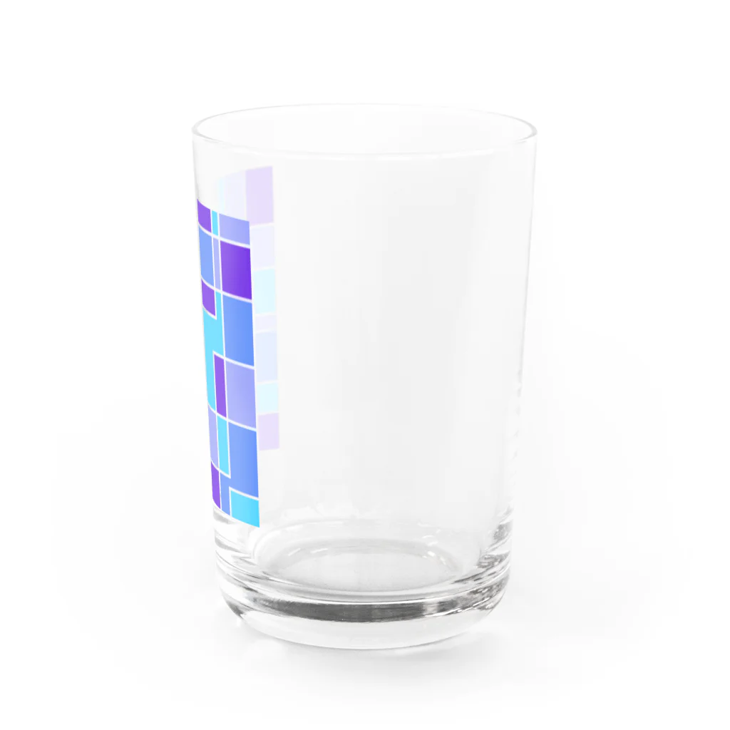 takitateGohanの青と紫 Water Glass :right