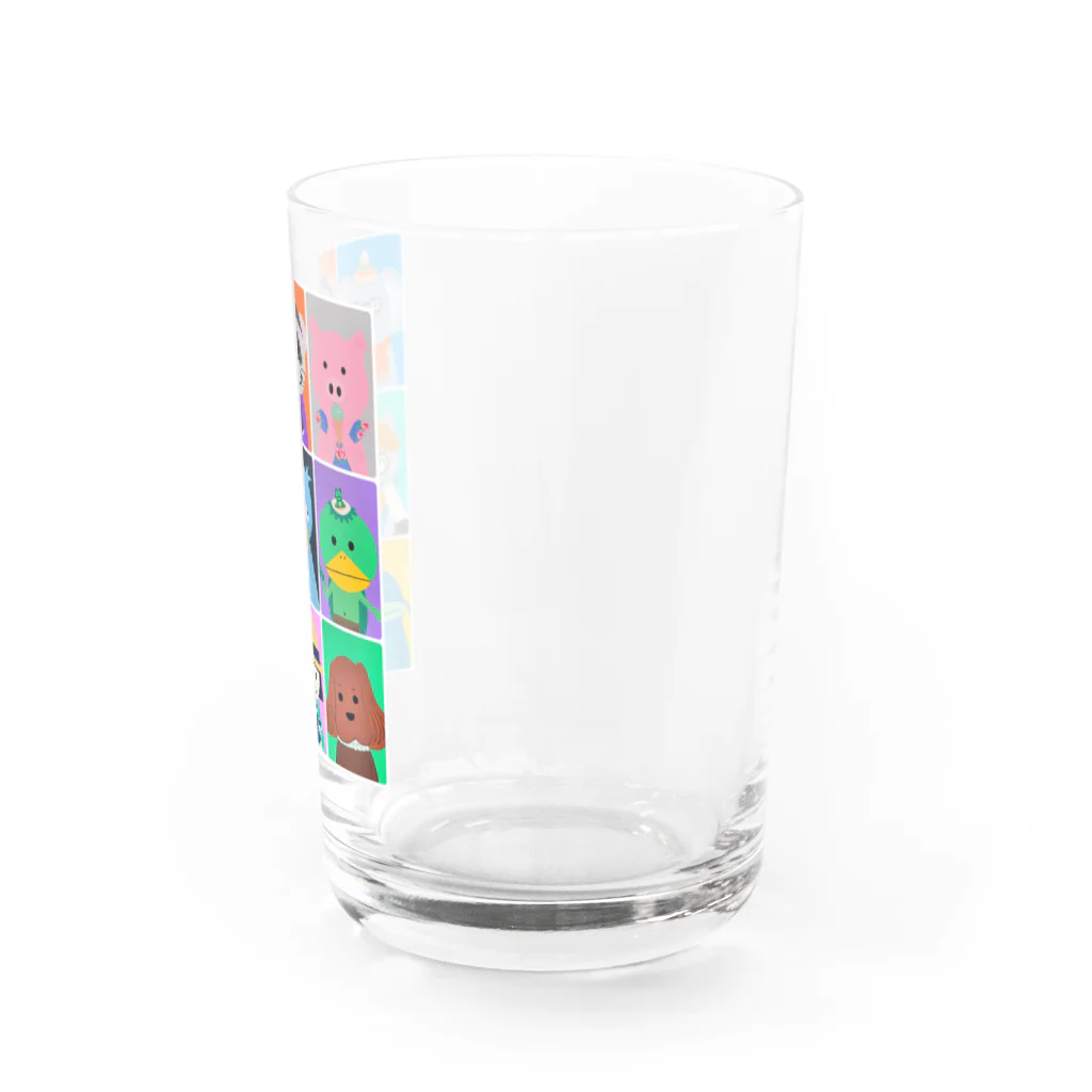 ue☆(ウイ）のシューちゃんのお友達 Water Glass :right