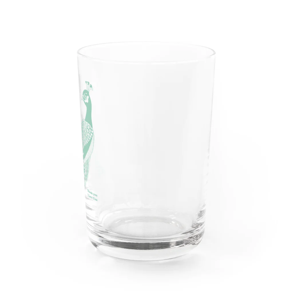 KANAT  LAMHITAの孔雀 Water Glass :right
