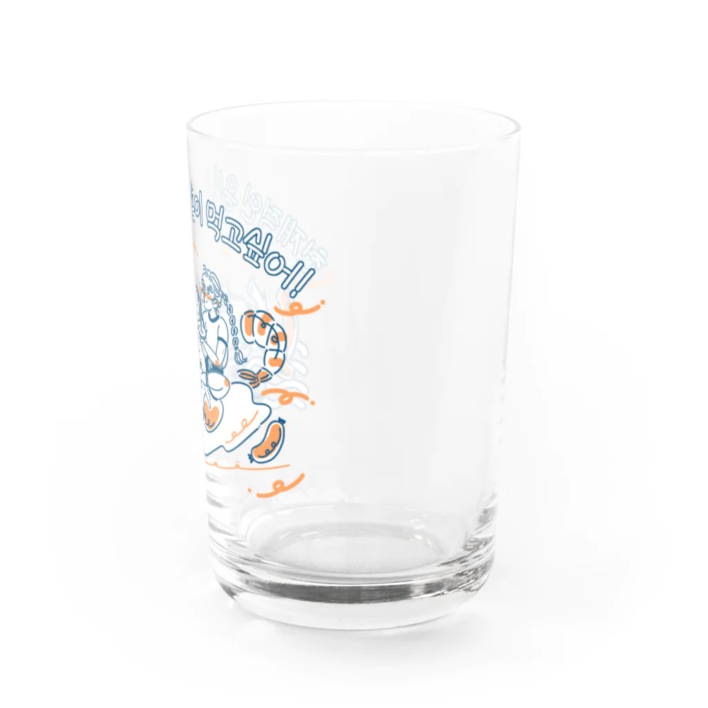 kameのたべたいガール Water Glass :right