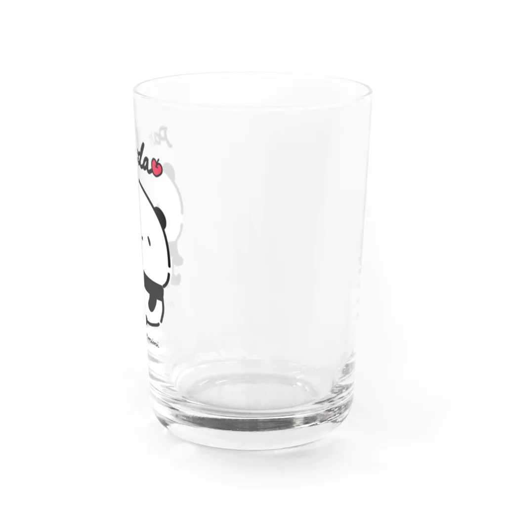 パンダのみみみの子パンダでちゅ Water Glass :right