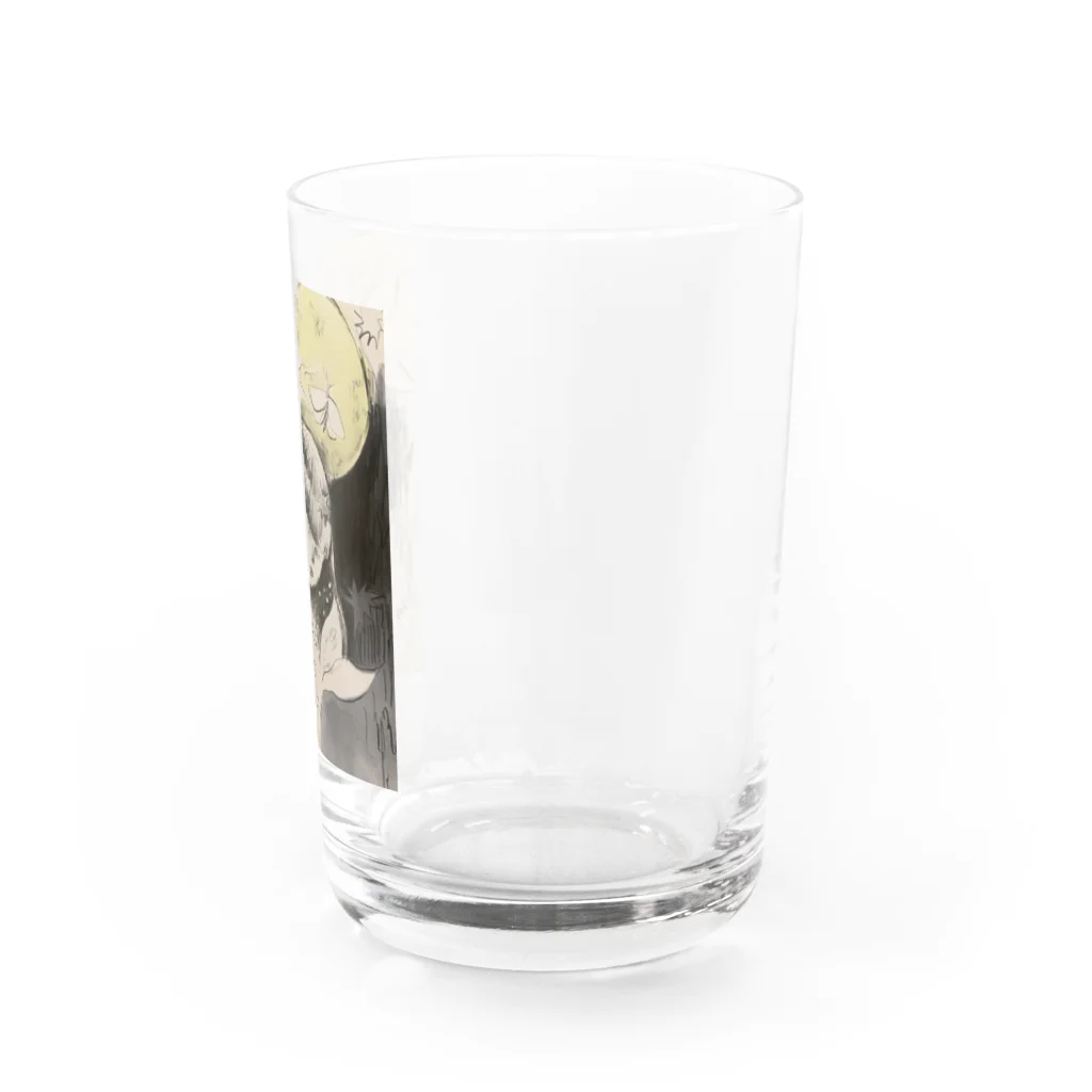 即席出口入口のなあに Water Glass :right