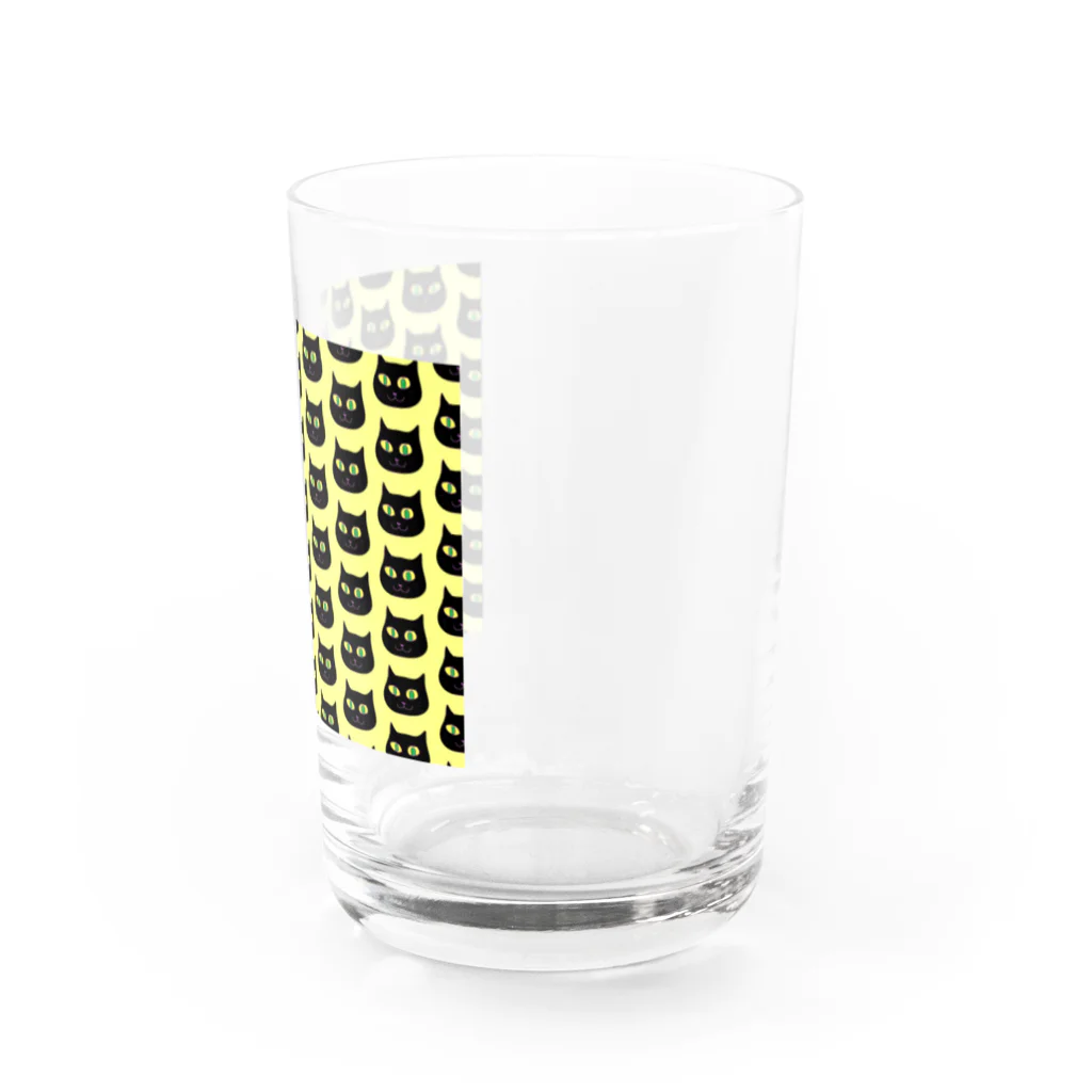 福猫商会のクロネコチャン グラス Water Glass :right