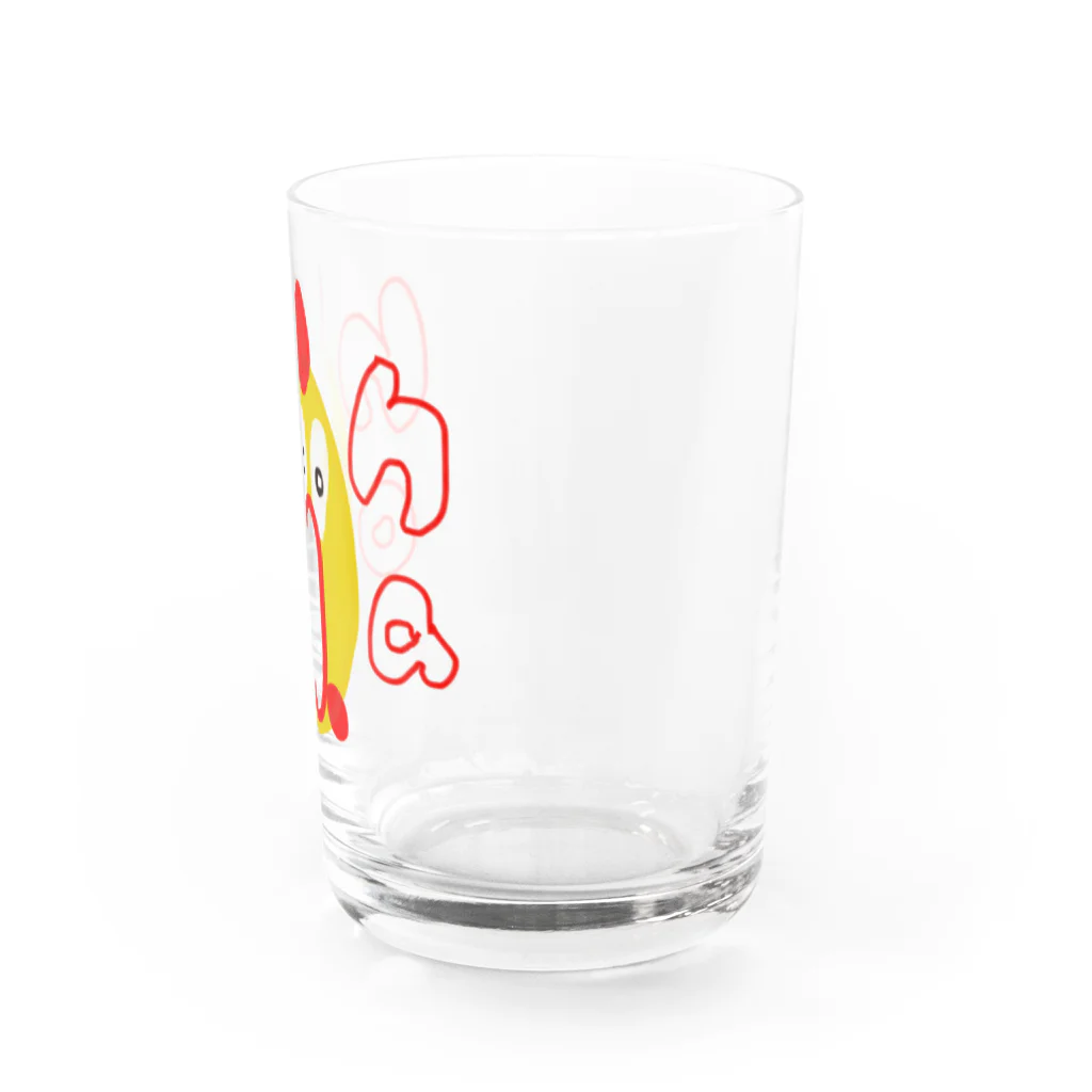 ふりかけ小屋のちきんちゃん Water Glass :right