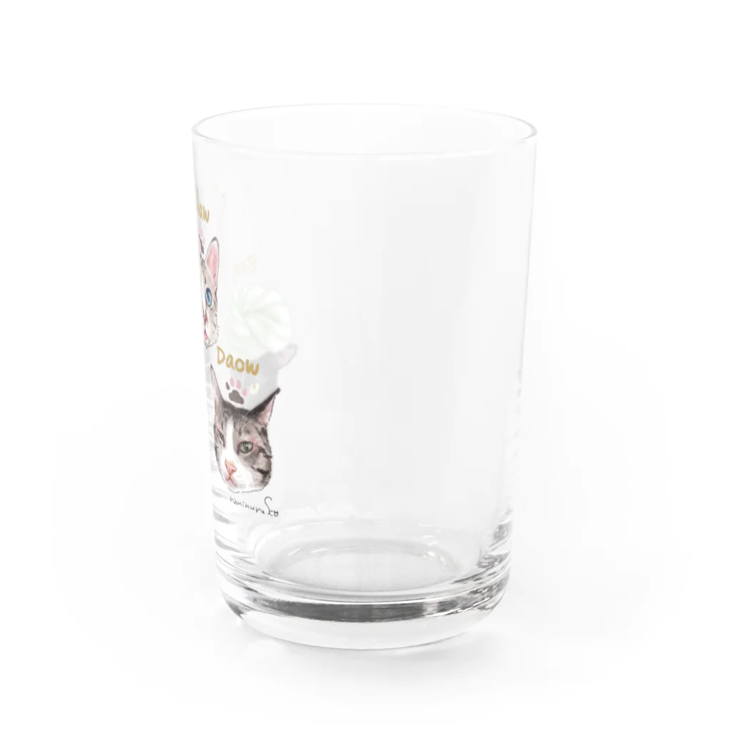 なにぬ猫-YAの＜うちの子＋にくきゅう＊ポートレート＞KHAW & DAOW＆BEA Water Glass :right