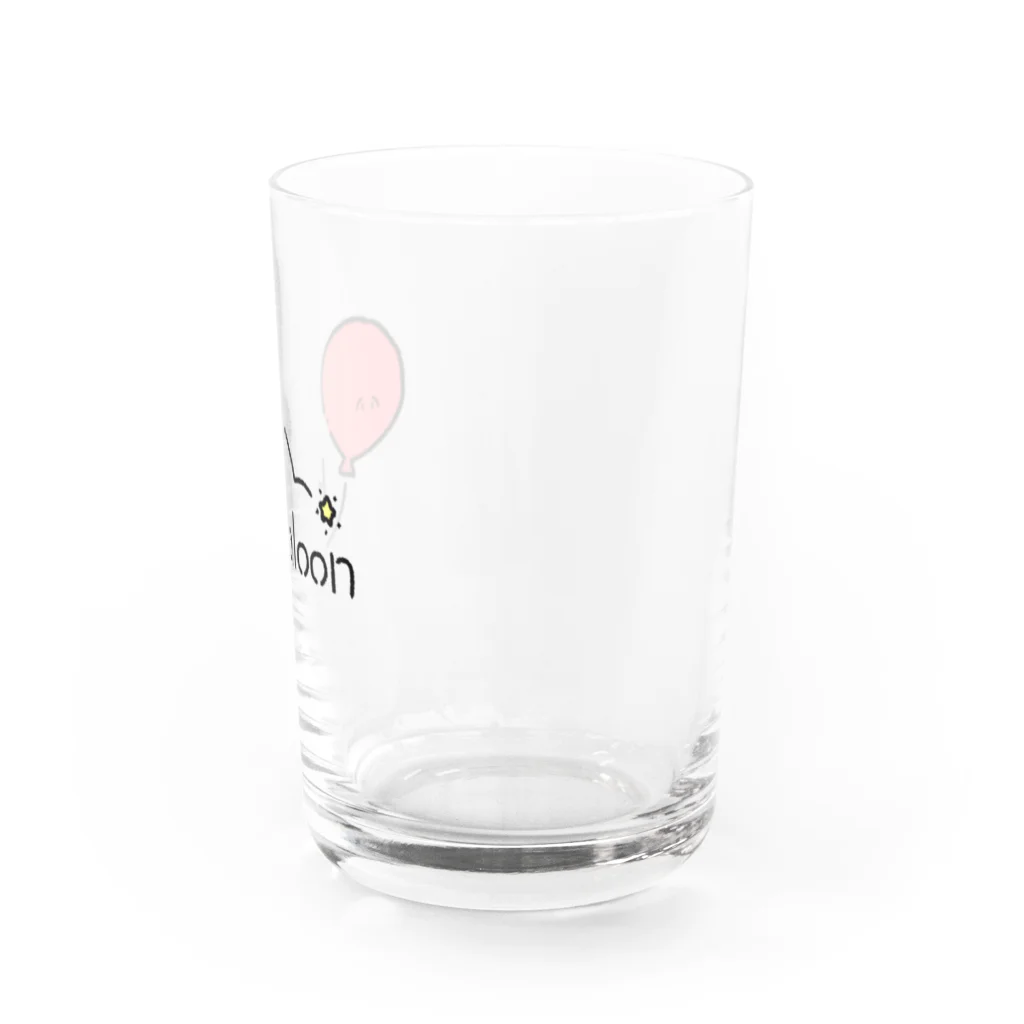 🐶🐥Yu.pao!(たもっちゃん)🐹🐘のred baloon Water Glass :right