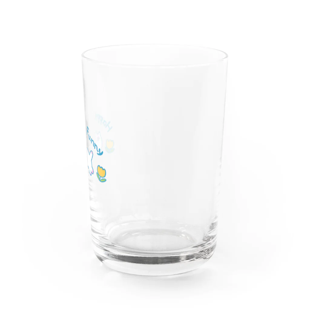 本調子のHappyFunnyねこちゃん Water Glass :right