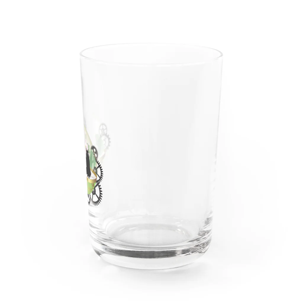 ﾛｯﾄﾓｰﾝﾄのカラクリ猫 Water Glass :right