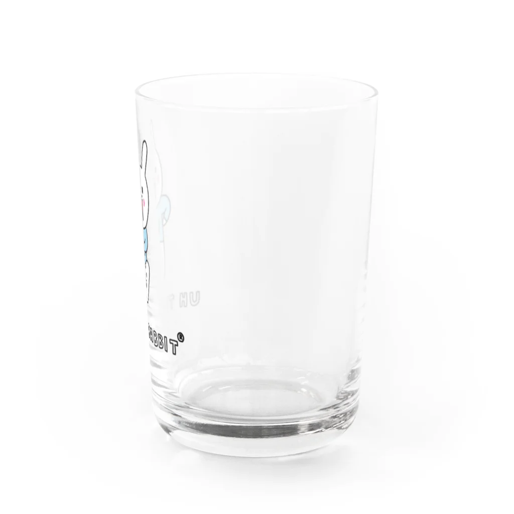 ウサギのウー by NIKUQ WORKSのウキウキウーちゃん Water Glass :right