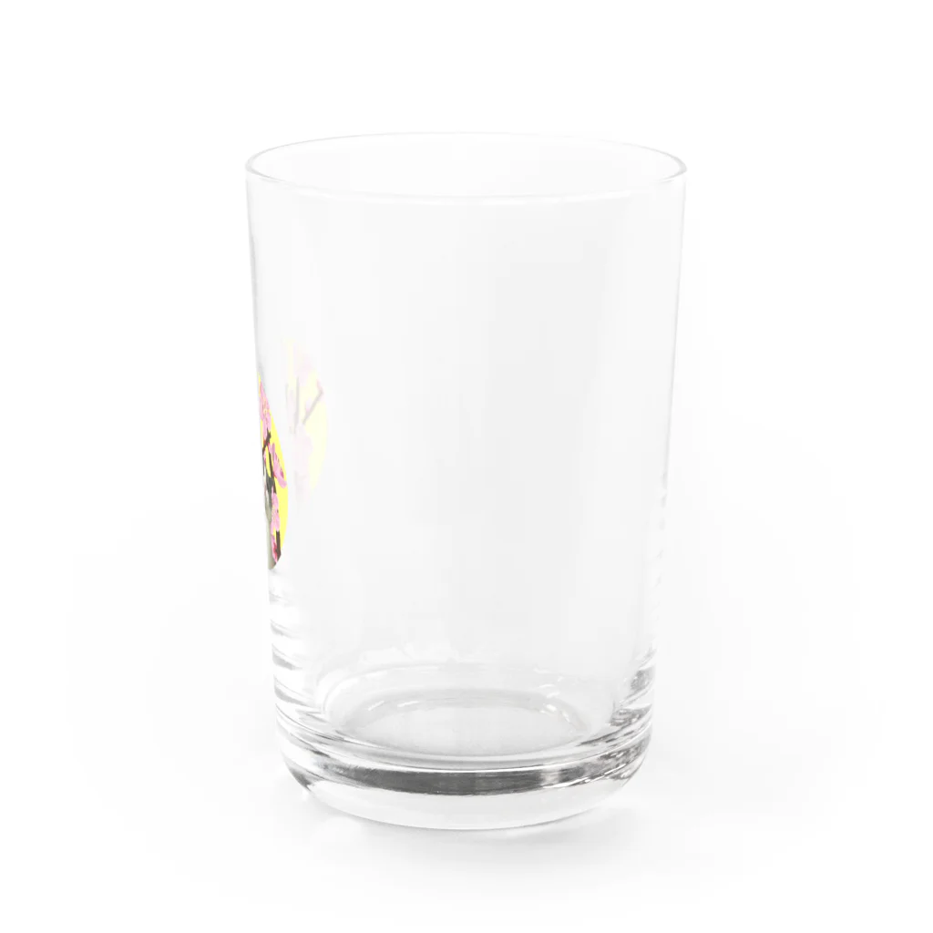 ねこのむたの【ねこのむた】お花にすがる Water Glass :right