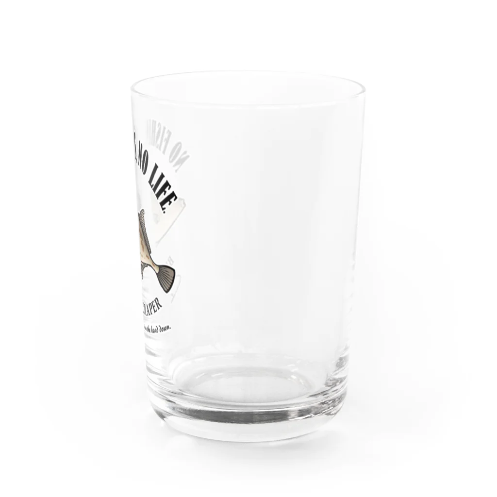 猫と釣り人のUMAZURAHAGI_EB_1CW Water Glass :right