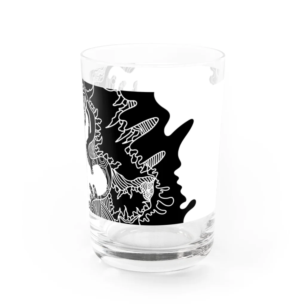 たぬき(小道)のクラウmono Water Glass :right