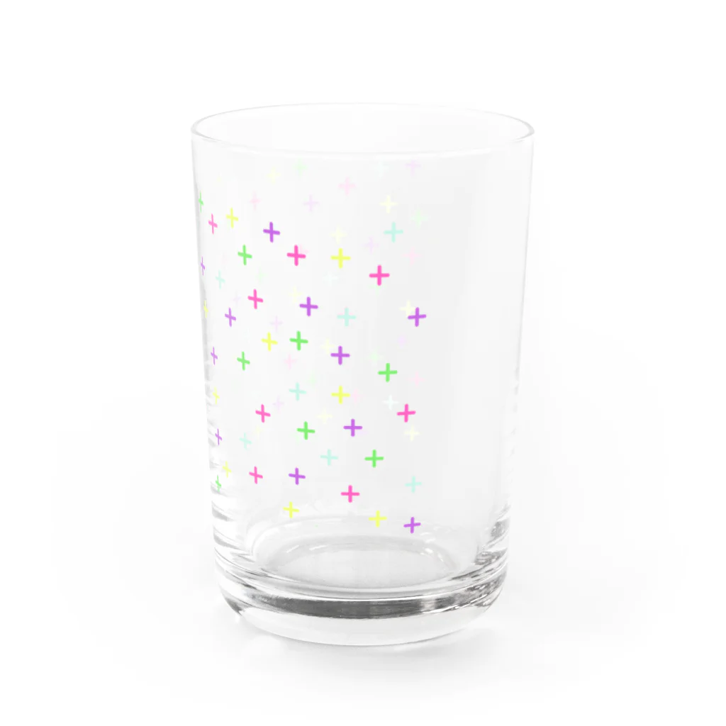 sato.satoさんのネオンカラープラスちょんちょん Water Glass :right