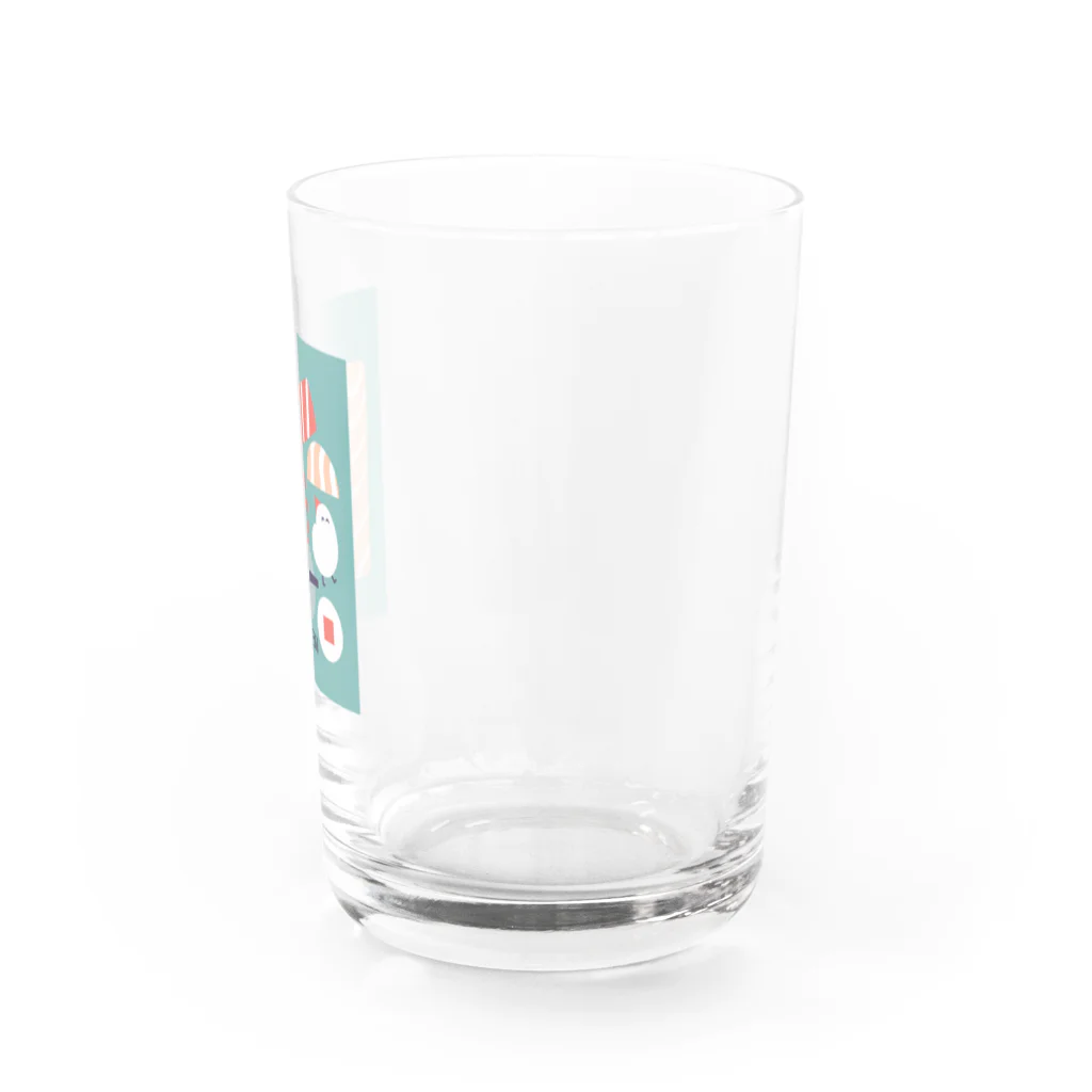 週末北欧部のHAVE A NICE SUSHI Water Glass :right